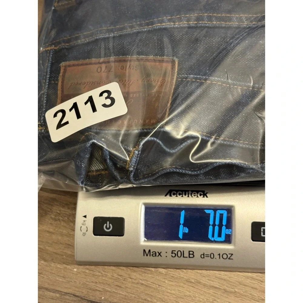 J‎ Crew 770 Straight Fit Dark Wash Denim Jeans Mens W29 L32 selvage